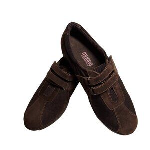 Munro American Loarfer 7.5  Womens Brown Leather Casual Low Heel Loafers Suede c